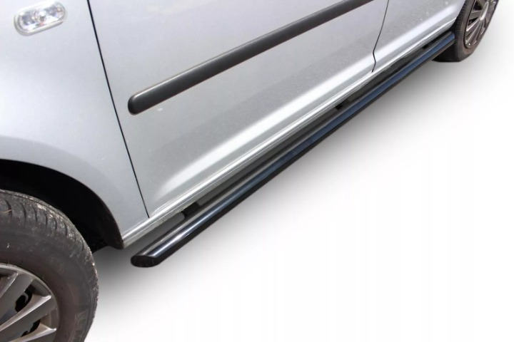 💫ART.5733 Pedane Laterale Inox per VW Caddy 2003-2015 Nero💫