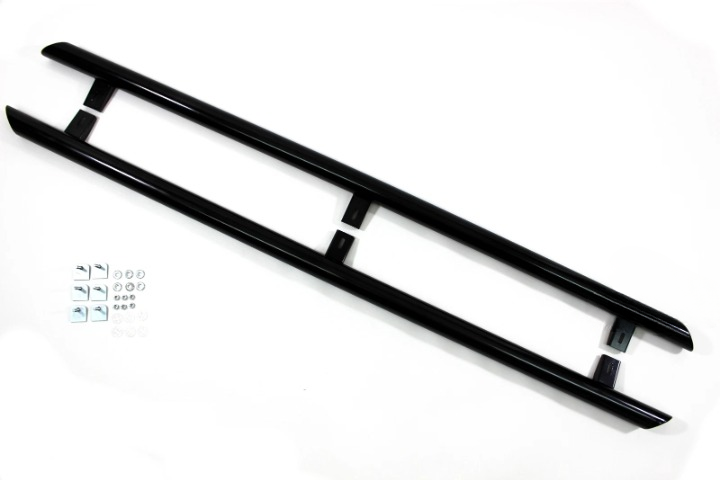 💫ART.5733 Pedane Laterale Inox per VW Caddy 2003-2015 Nero💫