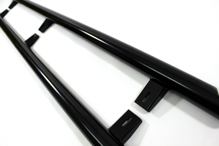 💫ART.5733 Pedane Laterale Inox per VW Caddy 2003-2015 Nero💫