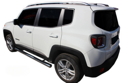 💫ART.5752 Laterali Pedane Inox per Jeep Renegade 2014+💫