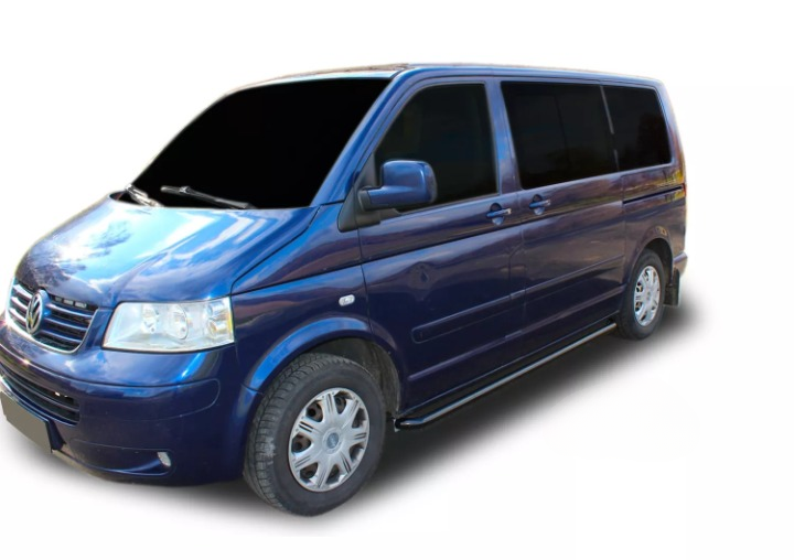 💫ART.5757 Pedane Laterale Inox per VW Transporter T5 SWB💫
