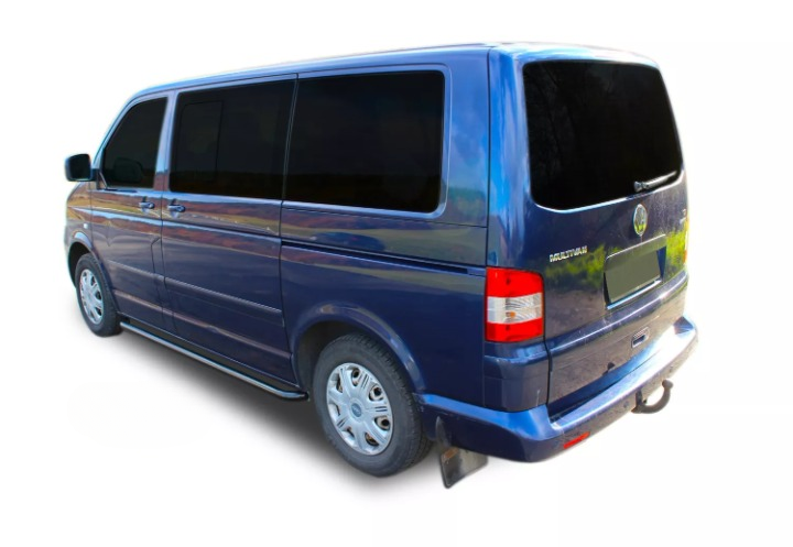💫ART.5757 Pedane Laterale Inox per VW Transporter T5 SWB💫
