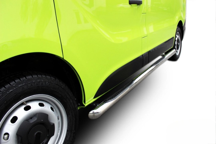 💫ART.5759 Pedane Laterali Inox per Renault Trafic 2014+ SWB💫