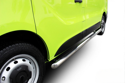 💫ART.5759 Pedane Laterali Inox per Renault Trafic 2014+ SWB💫