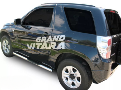 💫ART.5804 Pedane Laterale Inox per Suzuki Grand Vitara 2005-2015 3-Porte Berlina💫