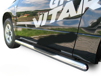 💫ART.5804 Pedane Laterale Inox per Suzuki Grand Vitara 2005-2015 3-Porte Berlina💫