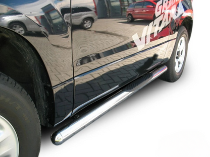 💫ART.5804 Pedane Laterale Inox per Suzuki Grand Vitara 2005-2015 3-Porte Berlina💫