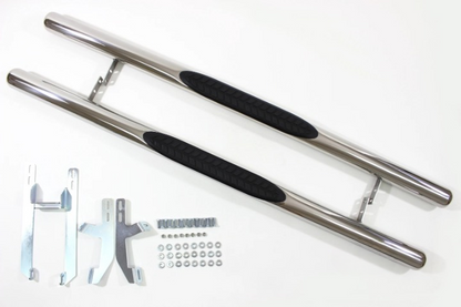 💫ART.5804 Pedane Laterale Inox per Suzuki Grand Vitara 2005-2015 3-Porte Berlina💫