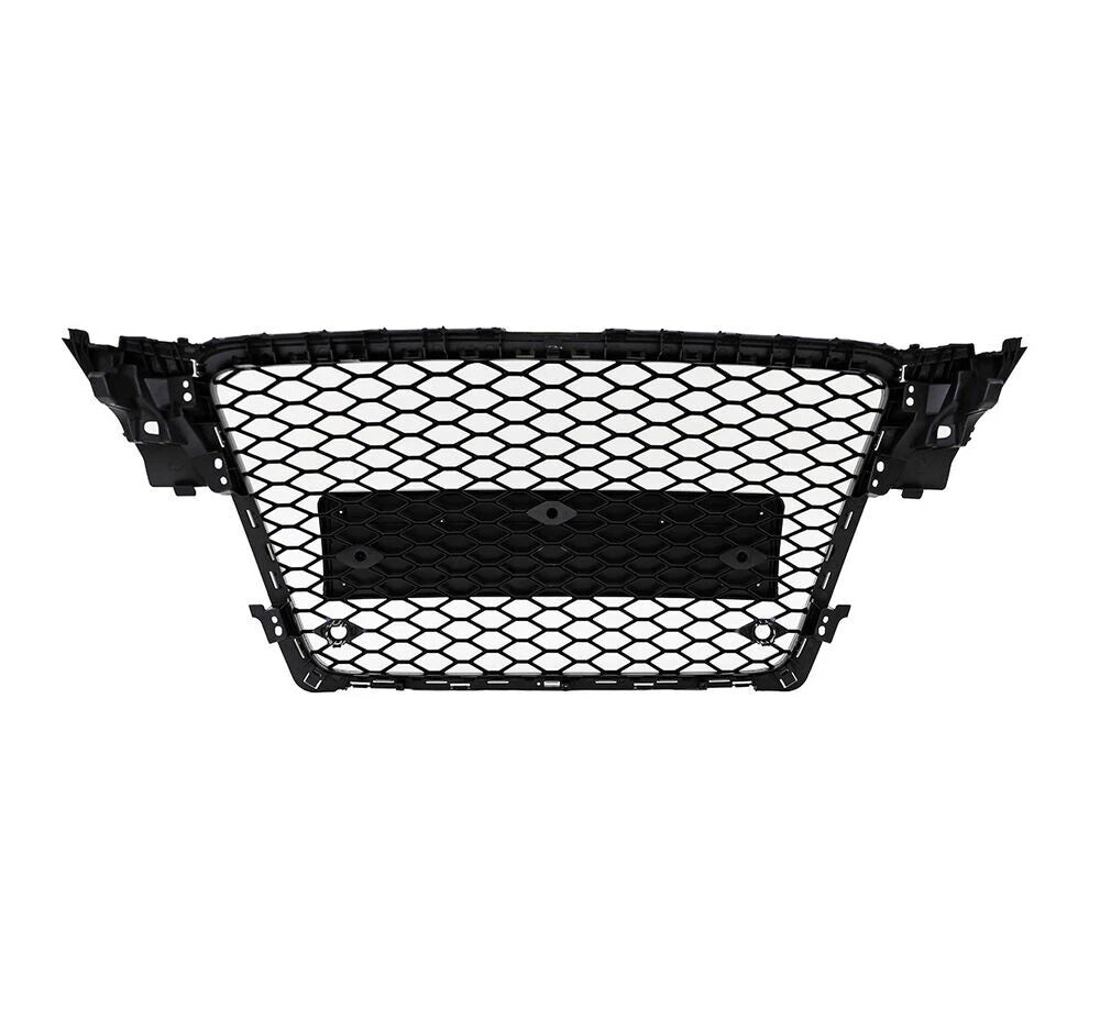 🔥ART.6101 GRIGLIA ANTERIORE NIDO D’APE NERO LUCIDO PER AUDI A4 B8 2008–2012🔥