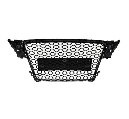 🔥ART.6101 GRIGLIA ANTERIORE NIDO D’APE NERO LUCIDO PER AUDI A4 B8 2008–2012🔥