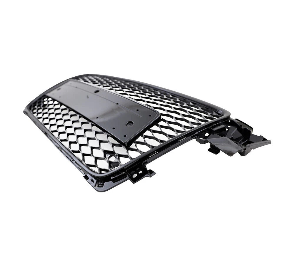 🔥ART.6101 GRIGLIA ANTERIORE NIDO D’APE NERO LUCIDO PER AUDI A4 B8 2008–2012🔥