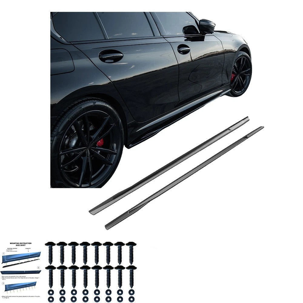 🔥ART.6380 MINIGONNE LATERALI PER BMW SERIE 3 G20 / G21 M-PACK M340i DAL 2018🔥