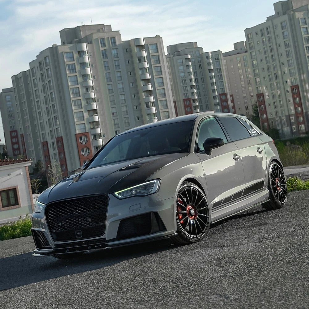 🔥ART.6385 MINIGONNE LATERALE PER AUDI RS3 8V SPORTBACK FACELIFT 2015–2020🔥