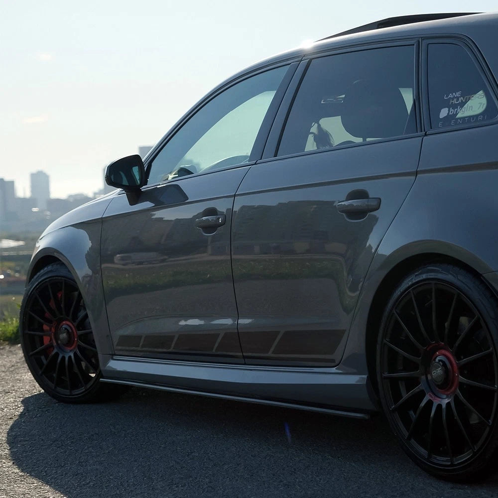 🔥ART.6385 MINIGONNE LATERALE PER AUDI RS3 8V SPORTBACK FACELIFT 2015–2020🔥