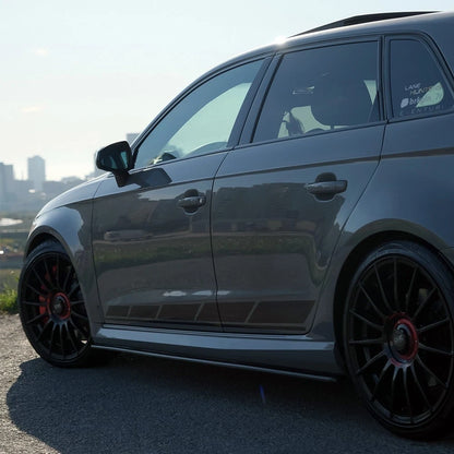 🔥ART.6385 MINIGONNE LATERALE PER AUDI RS3 8V SPORTBACK FACELIFT 2015–2020🔥