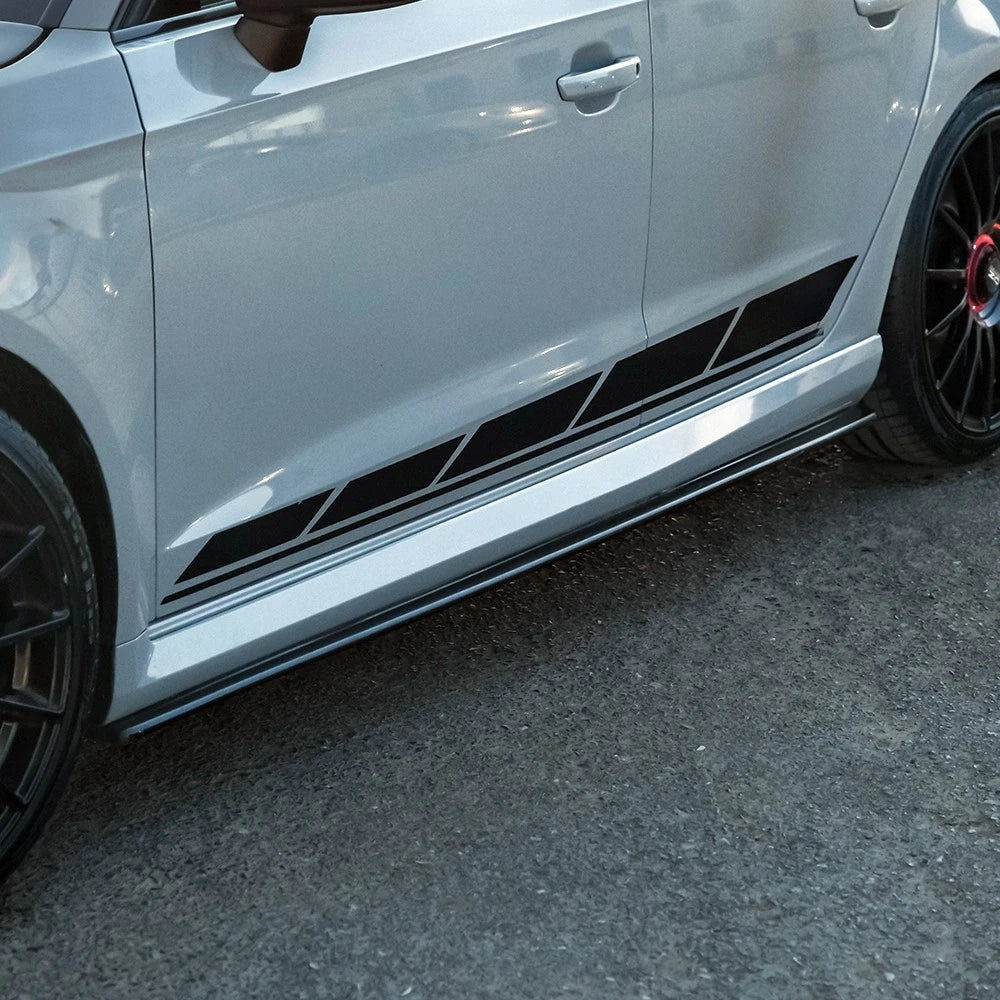 🔥ART.6385 MINIGONNE LATERALE PER AUDI RS3 8V SPORTBACK FACELIFT 2015–2020🔥