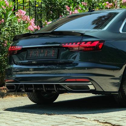 🔥ART.6423 DIFFUSORE POSTERIORE COMPATIBILE CON AUDI A4 B9 FACELIFT 2019–2024🔥