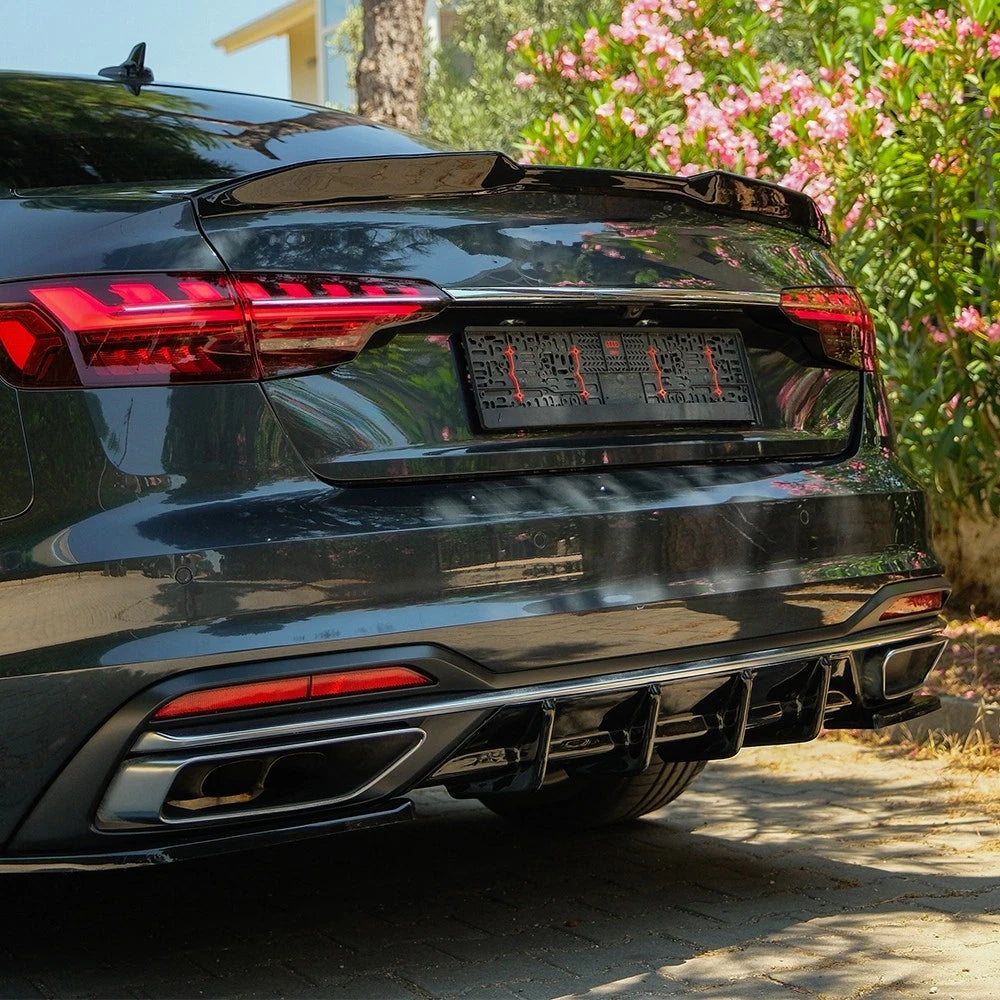 🔥ART.6423 DIFFUSORE POSTERIORE COMPATIBILE CON AUDI A4 B9 FACELIFT 2019–2024🔥