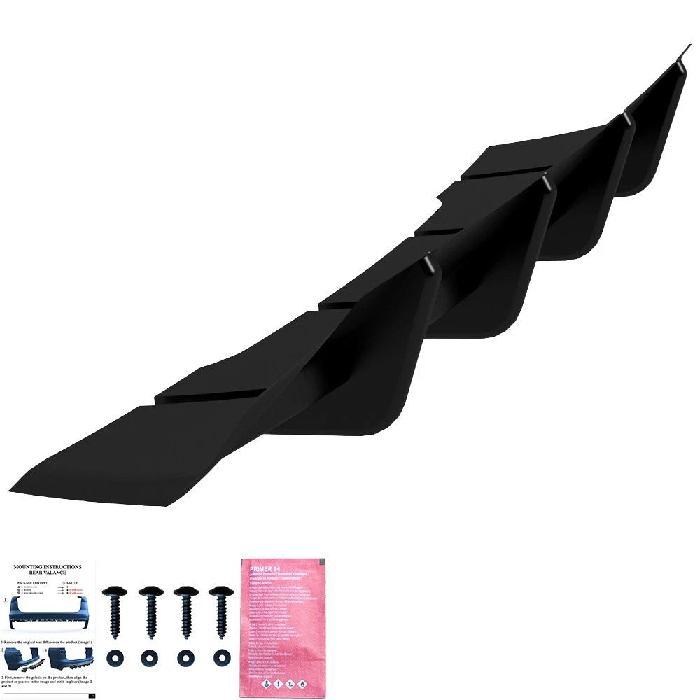 🔥ART.6423 DIFFUSORE POSTERIORE COMPATIBILE CON AUDI A4 B9 FACELIFT 2019–2024🔥