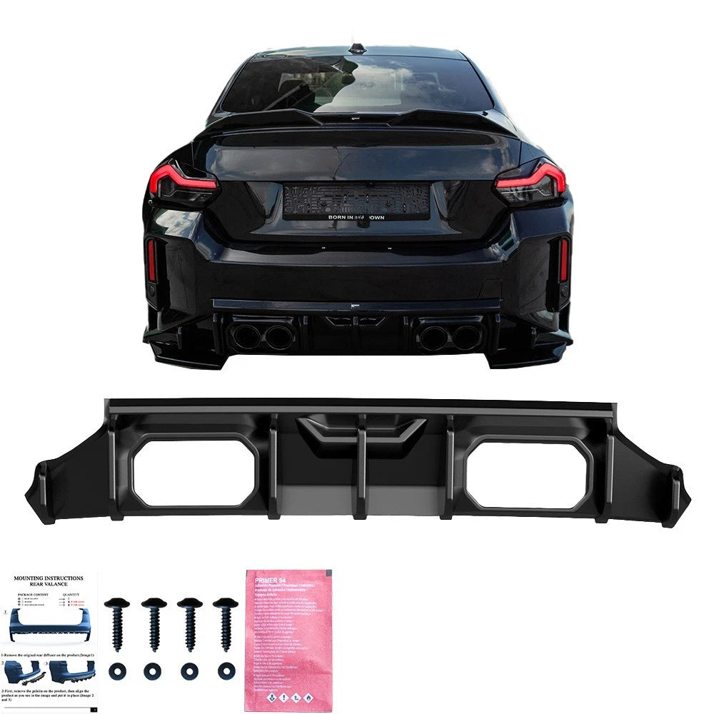 🔥ART.6430 DIFFUSORE POSTERIORE COMPATIBILE CON BMW M2 G87 DAL 2023🔥