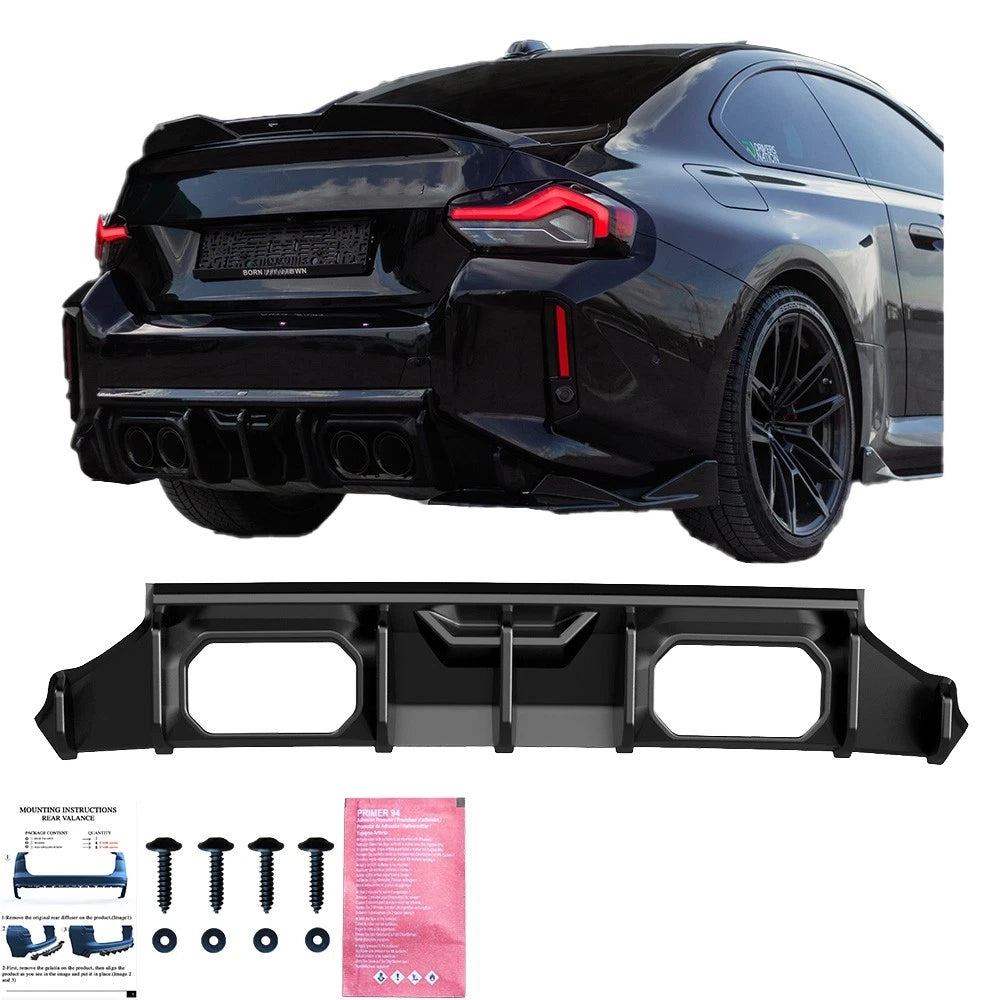 🔥ART.6430 DIFFUSORE POSTERIORE COMPATIBILE CON BMW M2 G87 DAL 2023🔥