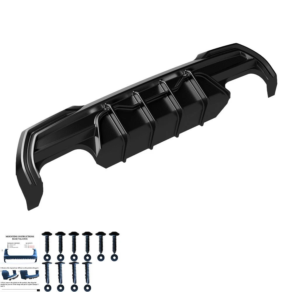 🔥ART.6434 DIFFUSORE POSTERIORE PER BMW SERIE 1 F40 M-PACK 19–24🔥