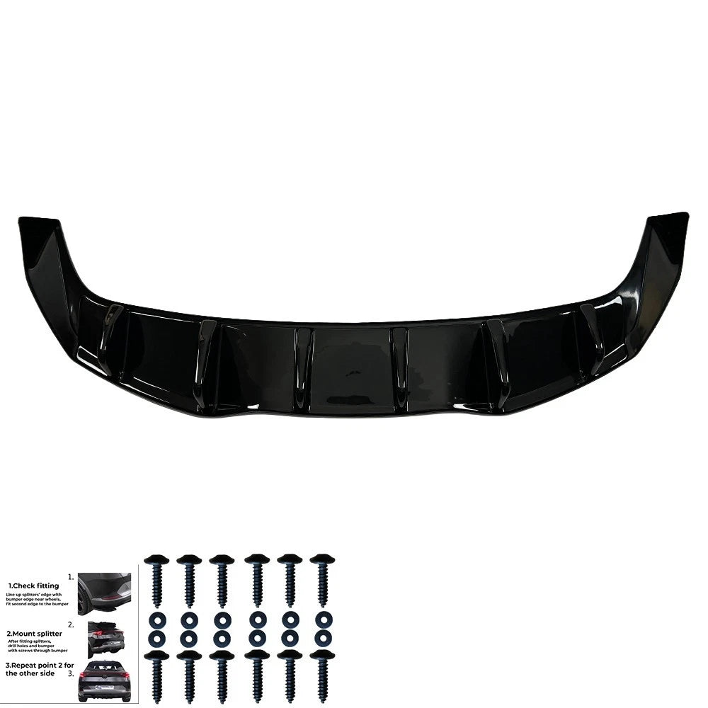 🔥ART.6447 SPLITTER POSTERIORE COMPATIBILE CON TESLA MODEL Y 2020–2025🔥