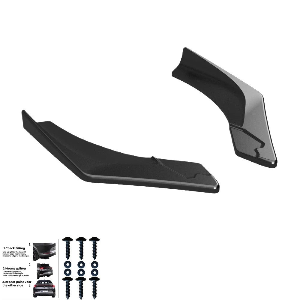 🔥ART.6457 SPLITTER POSTERIORE PER BMW SERIE 1 F40 M-PACK M135i 2019–2024🔥