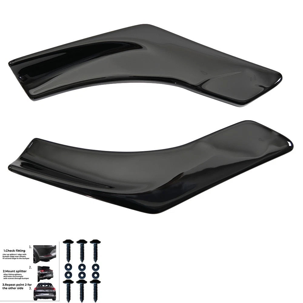 🔥ART.6457 SPLITTER POSTERIORE PER BMW SERIE 1 F40 M-PACK M135i 2019–2024🔥