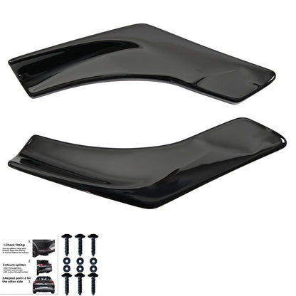 🔥ART.6457 SPLITTER POSTERIORE PER BMW SERIE 1 F40 M-PACK M135i 2019–2024🔥
