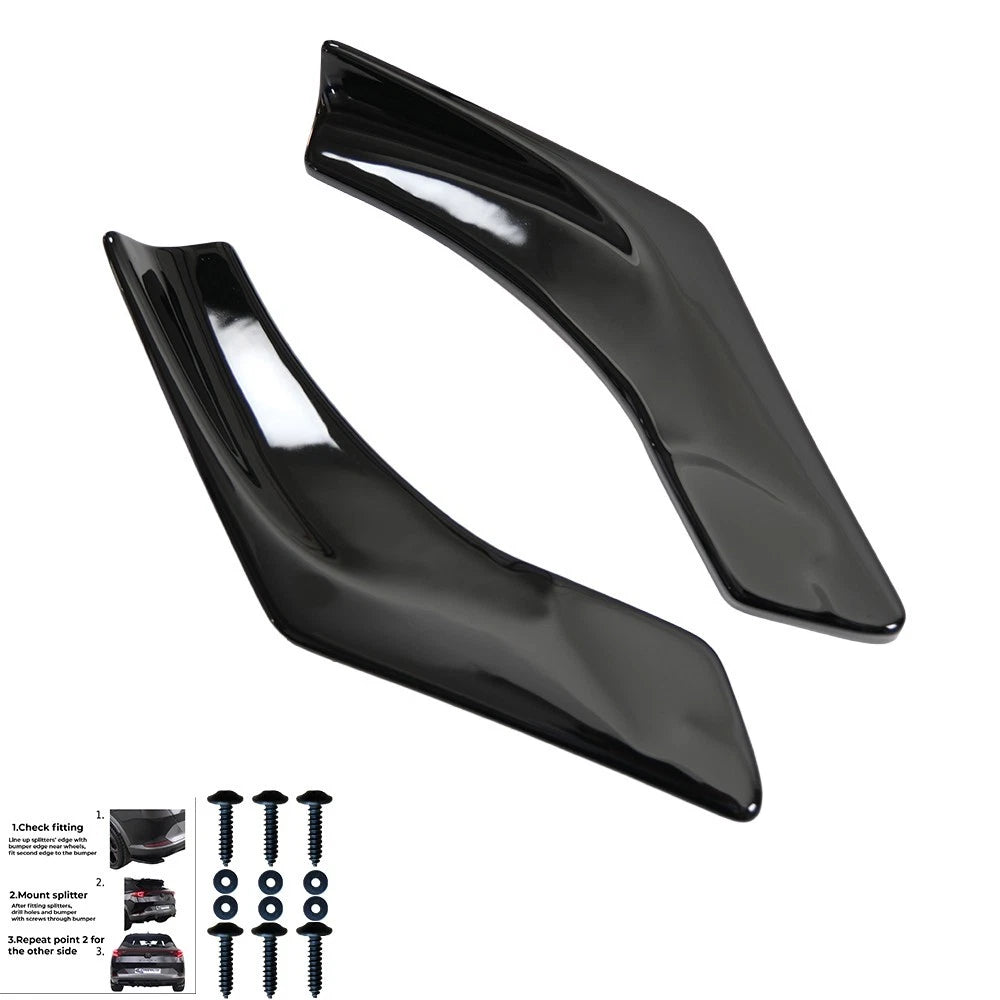 🔥ART.6457 SPLITTER POSTERIORE PER BMW SERIE 1 F40 M-PACK M135i 2019–2024🔥