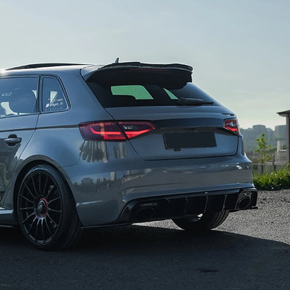 🔥ART.6460 SPLITTER POSTERIORE ADATTO PER AUDI RS3 8V SPORTBACK 2015–2016 V2🔥