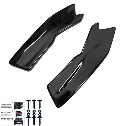 🔥ART.6460 SPLITTER POSTERIORE ADATTO PER AUDI RS3 8V SPORTBACK 2015–2016 V2🔥