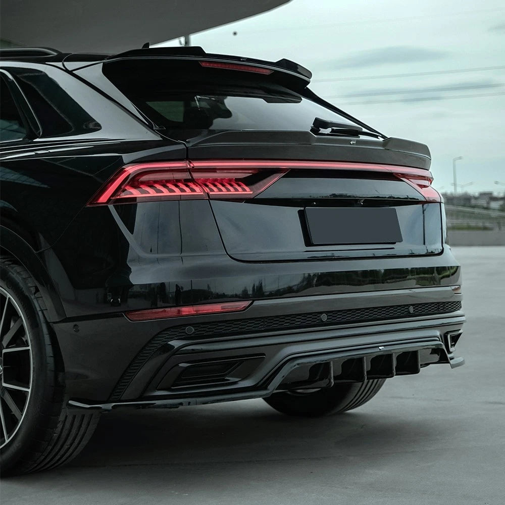 🔥ART.6462 SPLITTER POSTERIORE ADATTO PER AUDI Q8 S-LINE MK1 2018–2023🔥