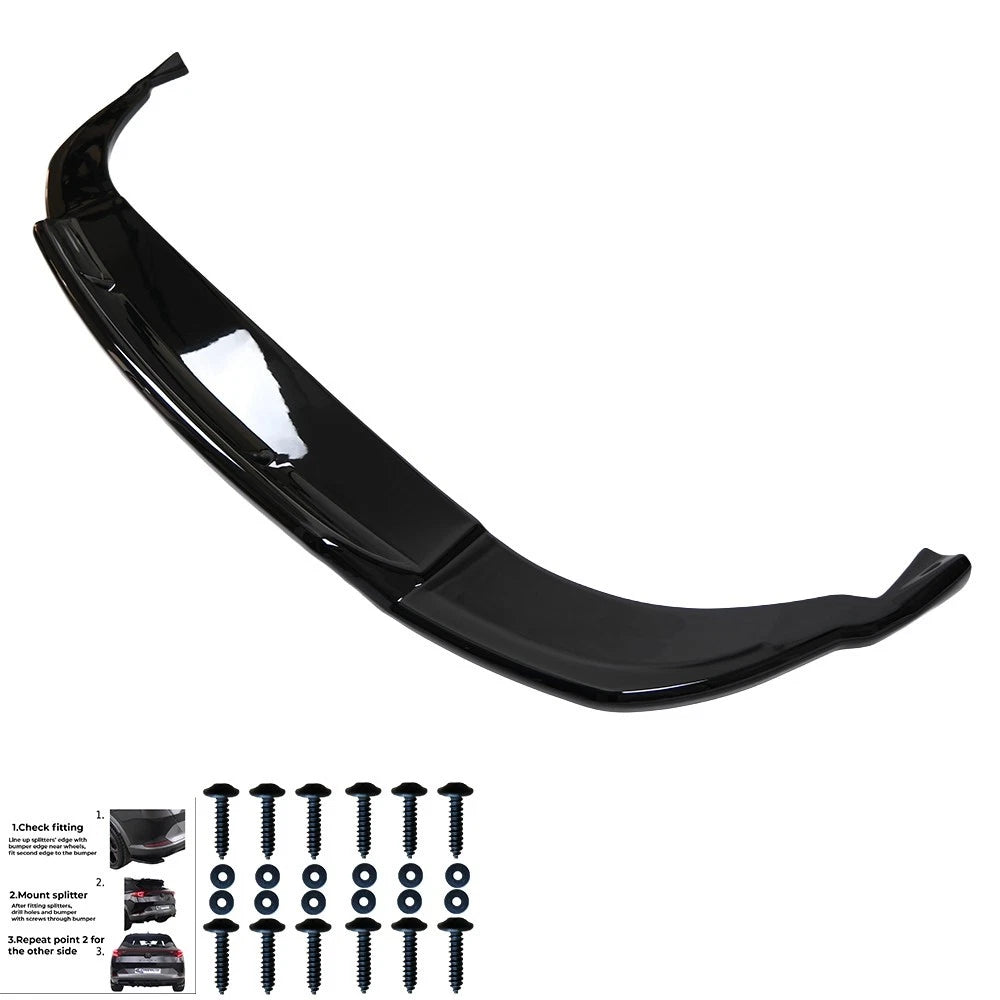 🔥ART.6462 SPLITTER POSTERIORE ADATTO PER AUDI Q8 S-LINE MK1 2018–2023🔥