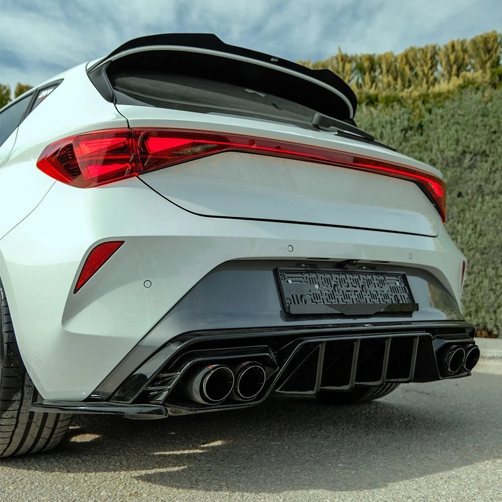 🔥ART.6464 SPLITTER POSTERIORE COMPATIBILE CON CUPRA LEON DAL 2020 V3🔥