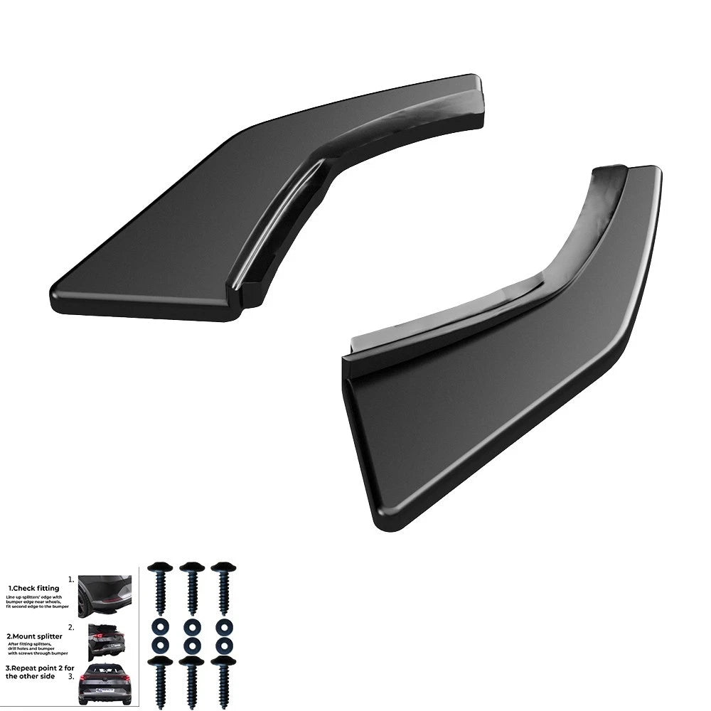 🔥ART.6467 SPLITTER POSTERIORE ADATTO PER VW GOLF MK7 GTI 2013–2016🔥