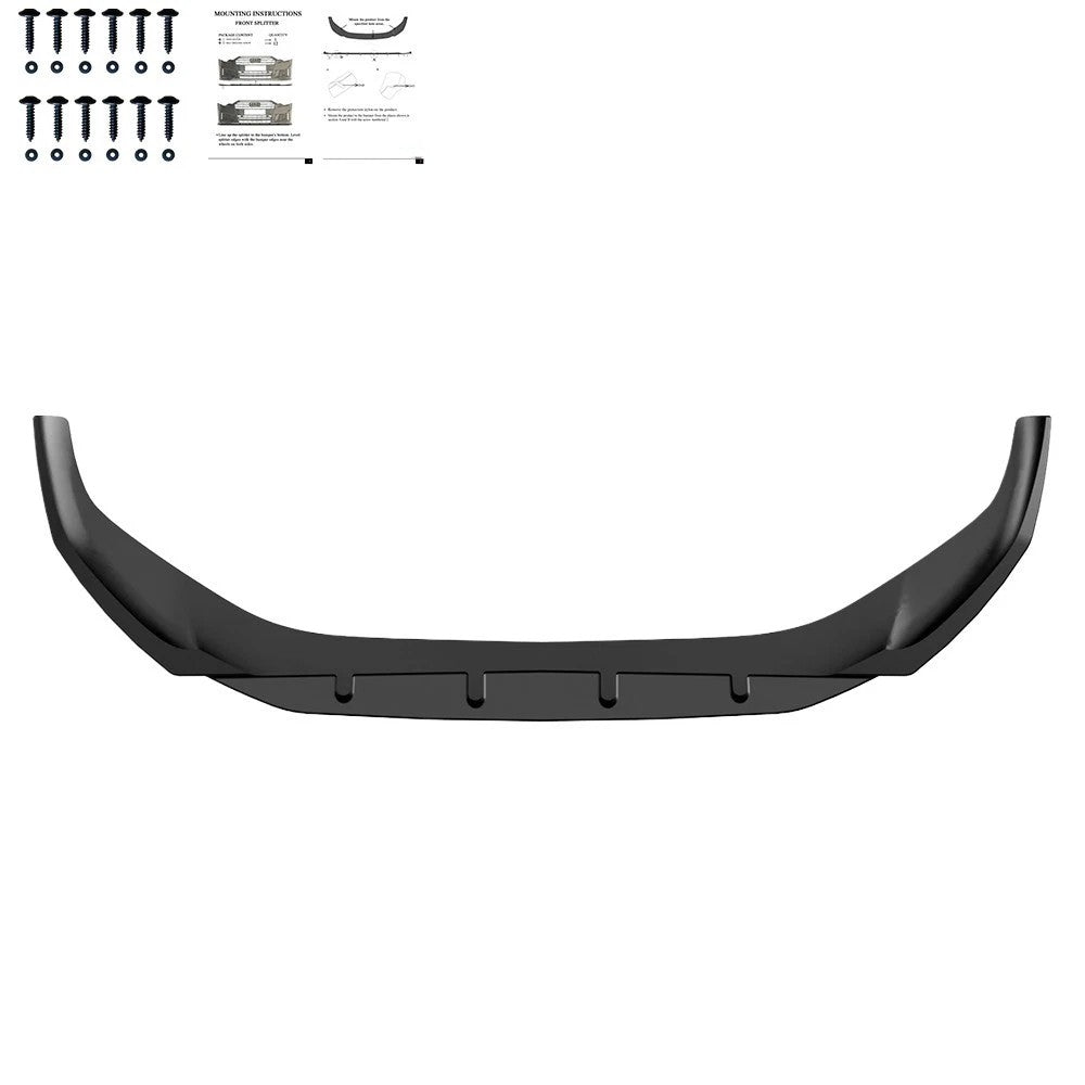 🔥ART.6539 SPOILER ANTERIORE COMPATIBILE CON AUDI A4 B9 FACELIFT 2019–2024🔥