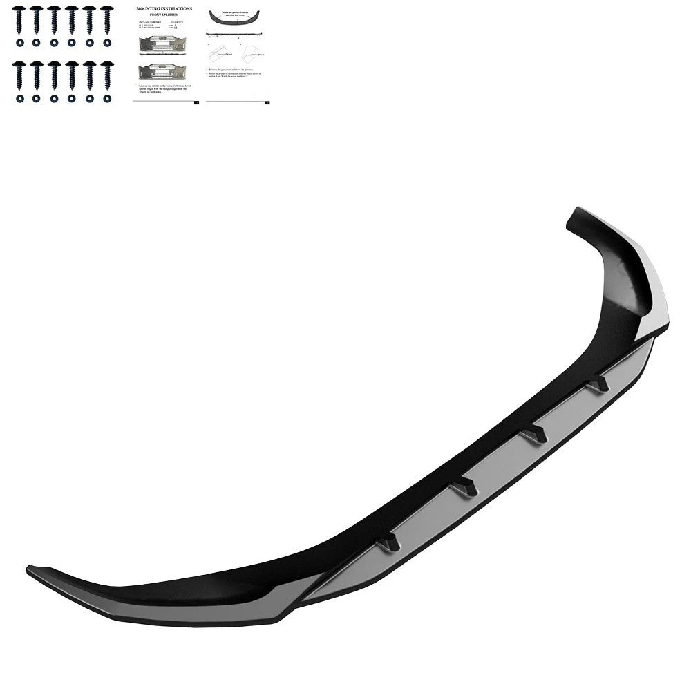 🔥ART.6539 SPOILER ANTERIORE COMPATIBILE CON AUDI A4 B9 FACELIFT 2019–2024🔥