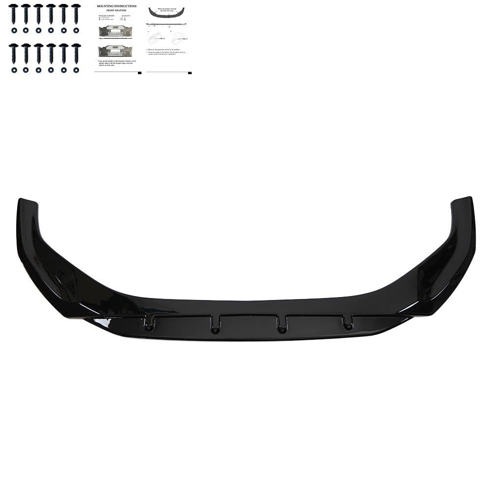 🔥ART.6539 SPOILER ANTERIORE COMPATIBILE CON AUDI A4 B9 FACELIFT 2019–2024🔥