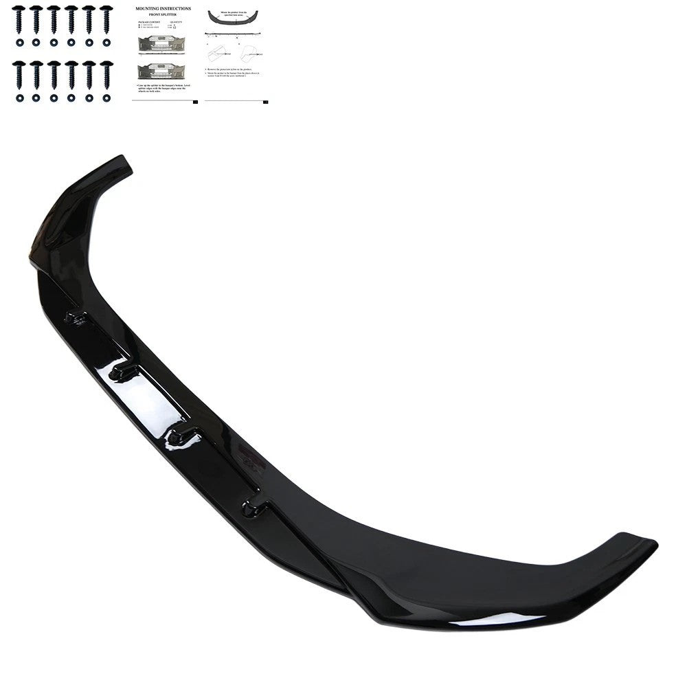 🔥ART.6539 SPOILER ANTERIORE COMPATIBILE CON AUDI A4 B9 FACELIFT 2019–2024🔥