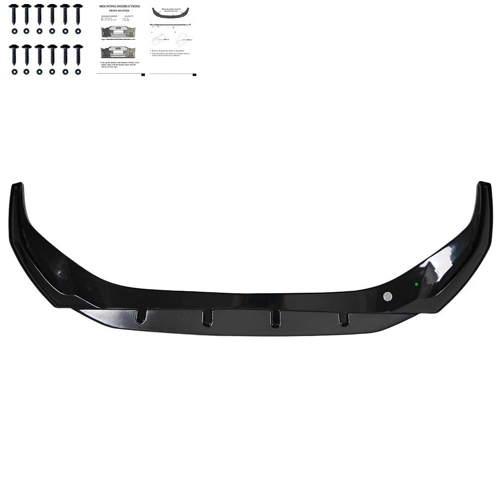 🔥ART.6539 SPOILER ANTERIORE COMPATIBILE CON AUDI A4 B9 FACELIFT 2019–2024🔥