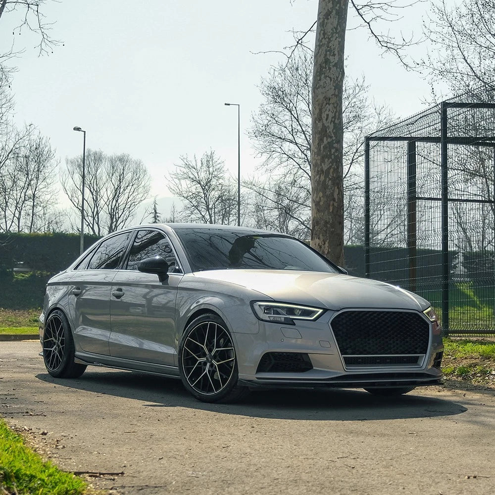 🔥ART.6543 SPOILER ANTERIORE ADATTO PER AUDI A3 8V FACELIFT BERLINA 2016–2020🔥