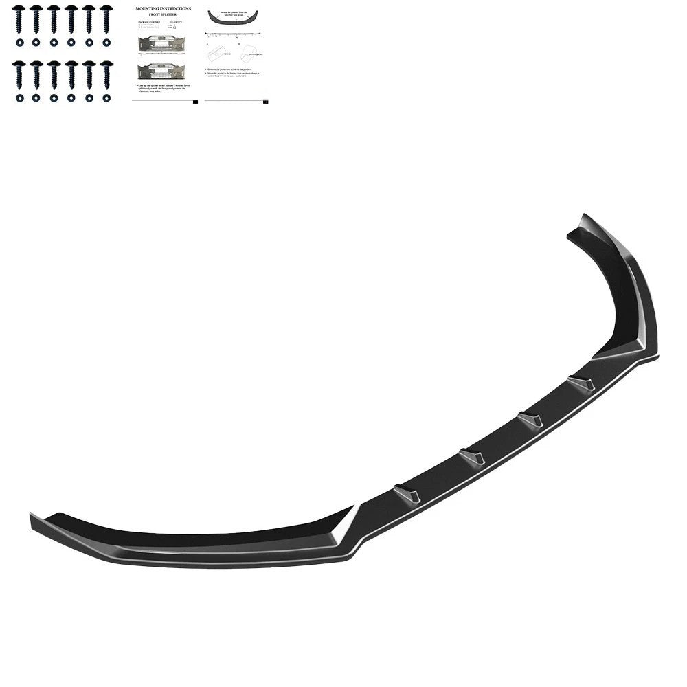 🔥ART.6543 SPOILER ANTERIORE ADATTO PER AUDI A3 8V FACELIFT BERLINA 2016–2020🔥