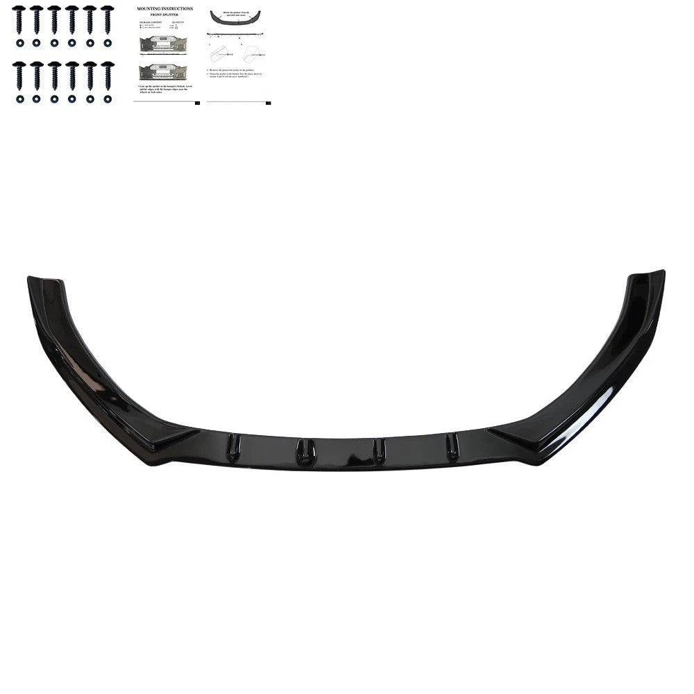 🔥ART.6543 SPOILER ANTERIORE ADATTO PER AUDI A3 8V FACELIFT BERLINA 2016–2020🔥
