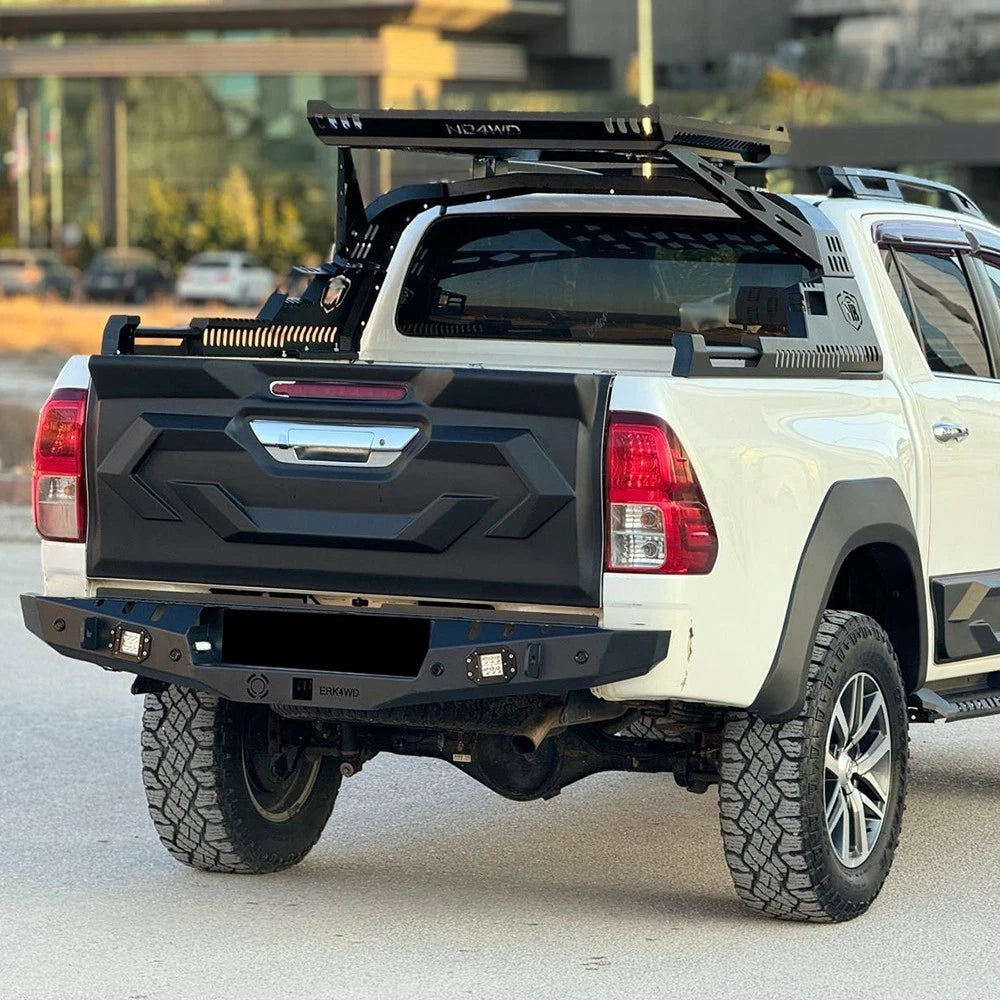 🔥ART.6564 PROTEZIONE PORTELLONE ADATTO PER TOYOTA HILUX 8ª GENERAZIONE 15–20🔥
