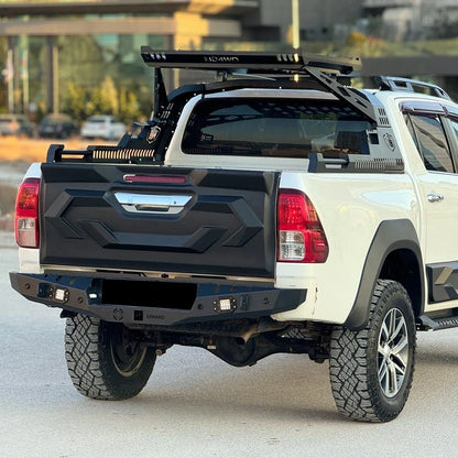 🔥ART.6564 PROTEZIONE PORTELLONE ADATTO PER TOYOTA HILUX 8ª GENERAZIONE 15–20🔥