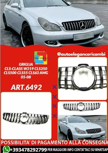 💕ART.6472 GRIGLIA ADATTA PER CLS W219 CLS350 CLS500 CLS55 CLS63 AMG 2005-2008💕