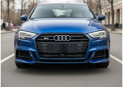 💕ART.6495 GRIGLIA NERA NIDO D'APE ADATTA PER AUDI A3 8V 2017-2019 LOOK RS3💕