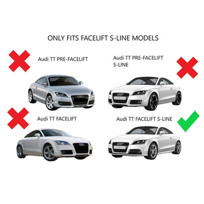 💕ART.6589 GRIGLIA FENDINEBBIA ADATTO PER AUDI TT MK2 S-LINE TTS 2011-2014💕